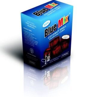 Charcoal Blue Mix Coconut Shell 24 Cubes