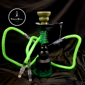 12" Inch Baby Flame Fire Premium Amaren 2 Hose Hookah