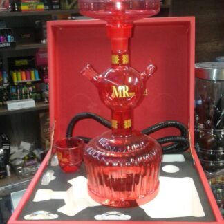 Glass hookah includes a leather suit case - Assorted Colours