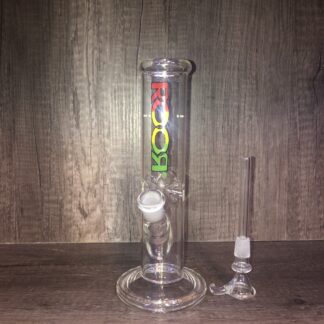 8' inch Ice Glass Bong with Slider ROOR Water Pipe