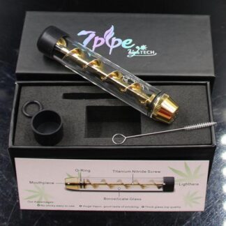 7 inch Titanium High Tech Screw Glass Blunt