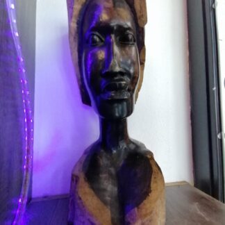 Large Wood Carved Face