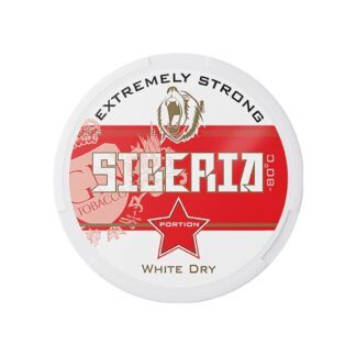 Snus Siberia Red - Extremely Strong White Slim Dry 43mg