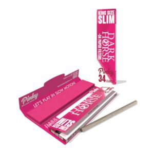 Rolling Paper Dark Horse Pinky King Size With Tips