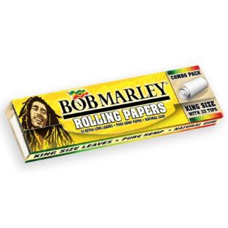 Rolling Paper Bob Marley Pure Hemp King Size With Tips